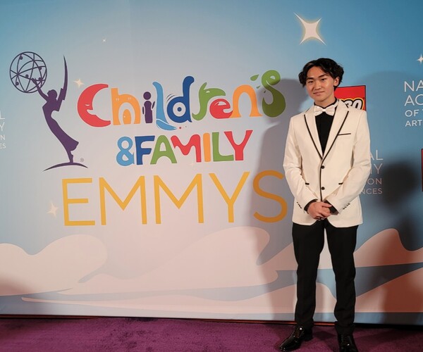 제 1회 2022 Children's & Family Emmys 시상식에서 한국인 최초 염민우군 팀 수상